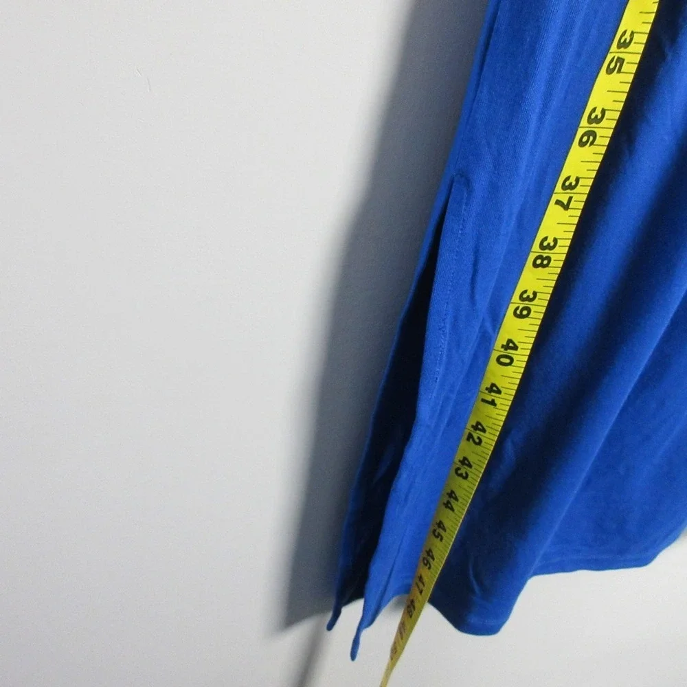 Lilly Pulitzer Helina One Shoulder Maxi Dress M Blue Rayon Blend Party Prom 426 - Picture 13 of 14